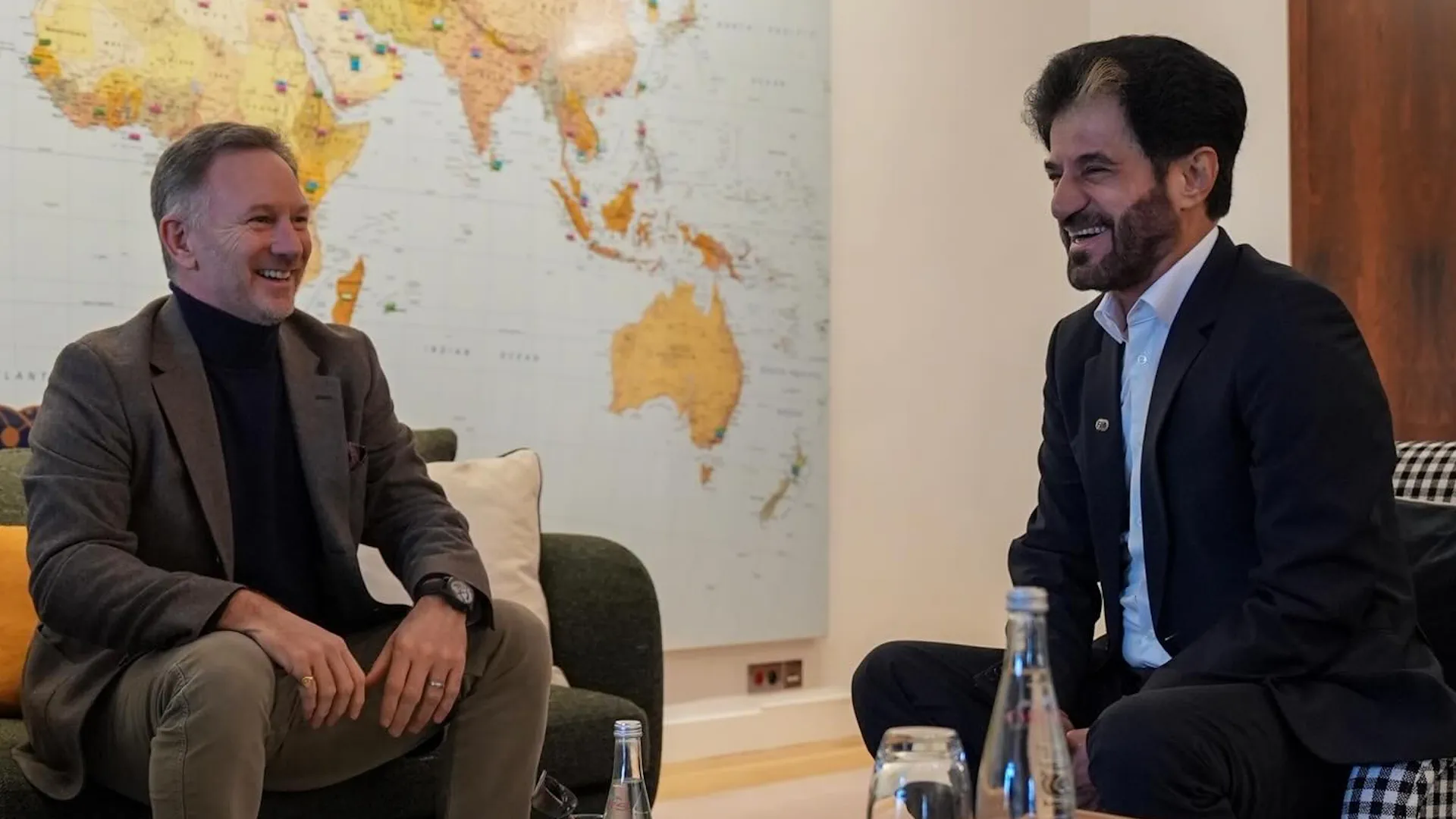 Мохаммед Бен Сулаєм та Крістіан Горнер зустрілися у штаб-квартирі FIA (фото 1)